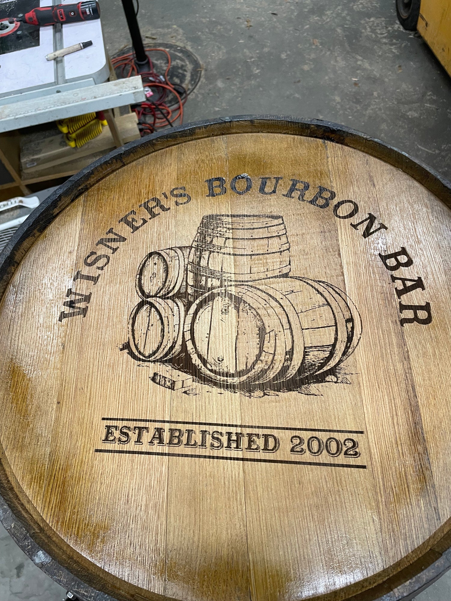 Premium Whiskey Barrel Cabinet - 10th Mountain Whiskey