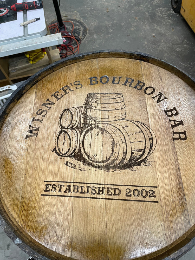 Premium Whiskey Barrel Cabinet - 10th Mountain Whiskey