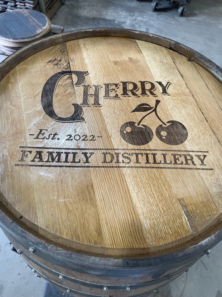 Premium Whiskey Barrel Cabinet - 10th Mountain Whiskey