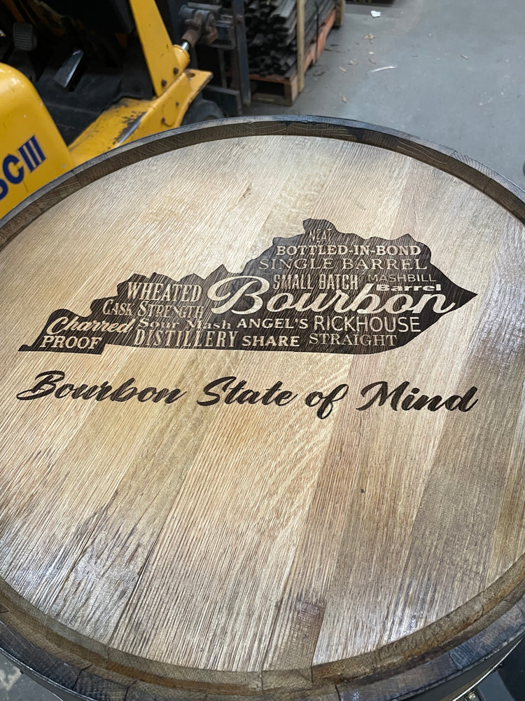 Premium Whiskey Barrel Cabinet - 10th Mountain Whiskey