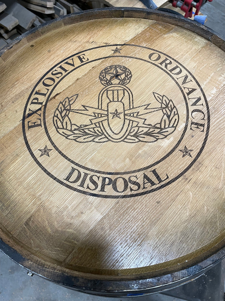 Premium Whiskey Barrel Cabinet - 10th Mountain Whiskey