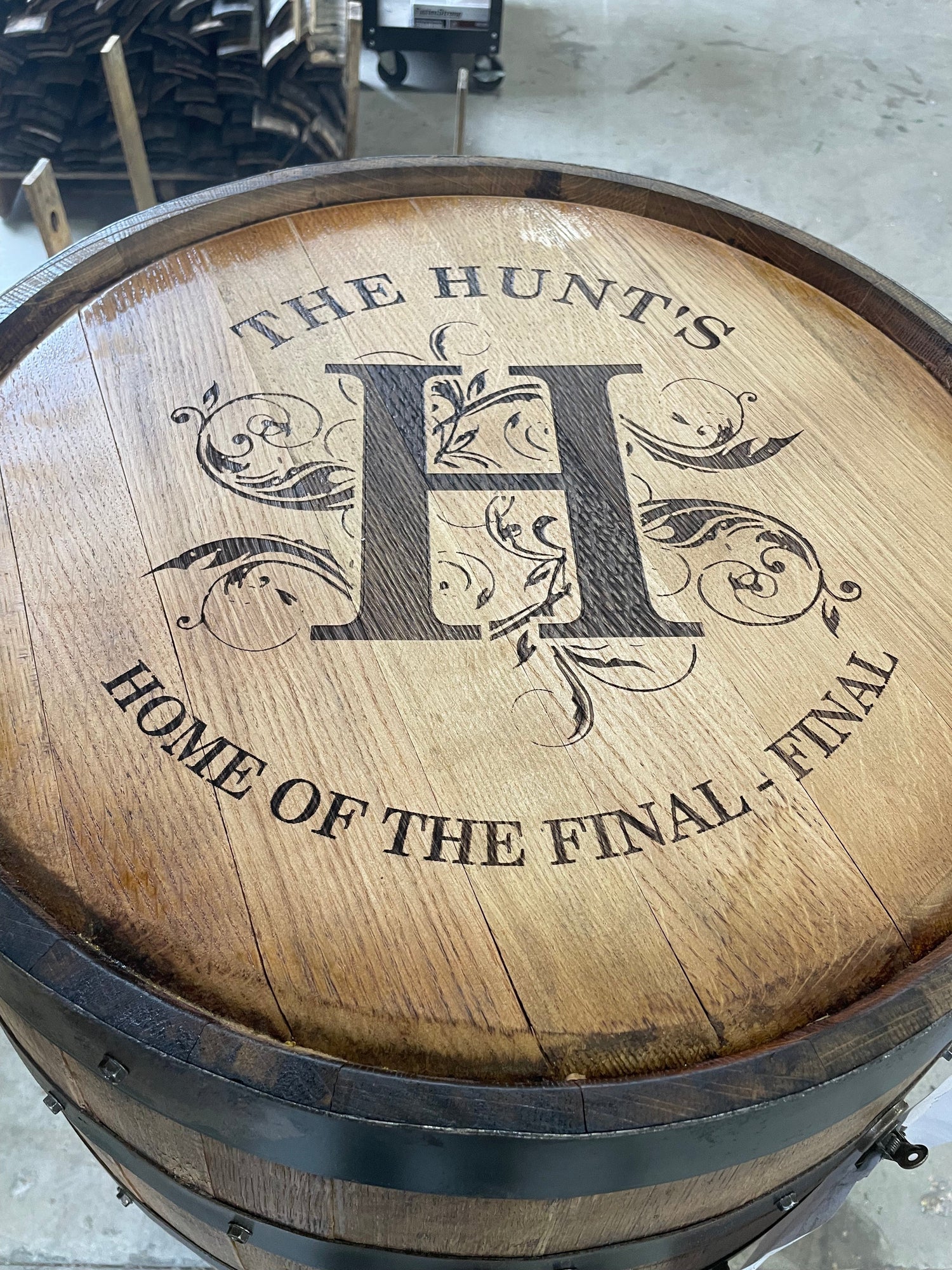 Premium Whiskey Barrel Cabinet - 10th Mountain Whiskey