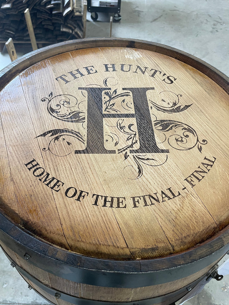 Premium Whiskey Barrel Cabinet - 10th Mountain Whiskey