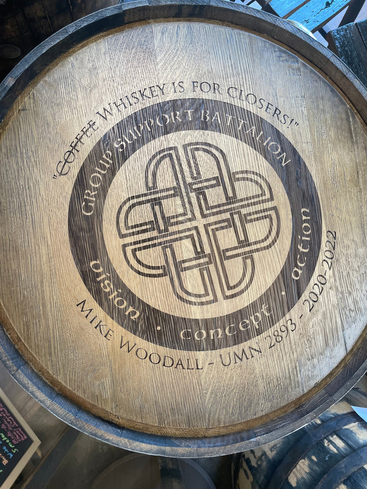 Premium Whiskey Barrel Cabinet - 10th Mountain Whiskey