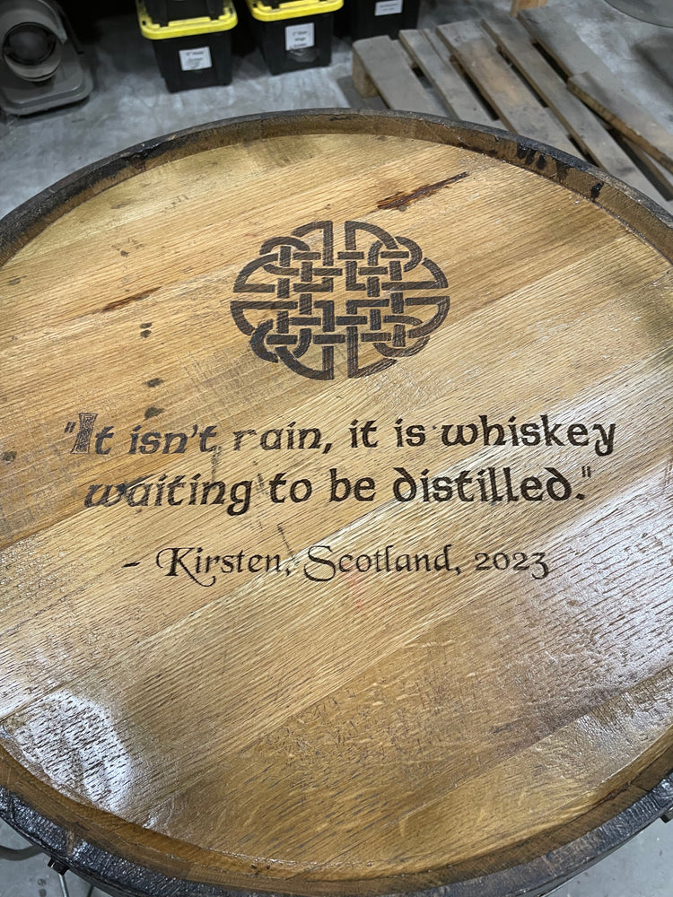 Premium Whiskey Barrel Cabinet - 10th Mountain Whiskey