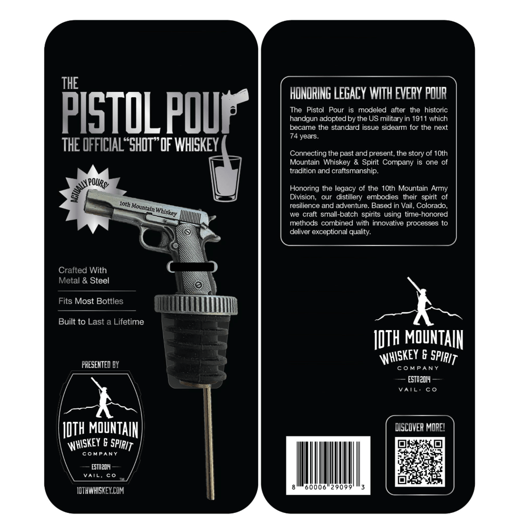 The Pistol Pour - Silver Edition - 10th Mountain Whiskey