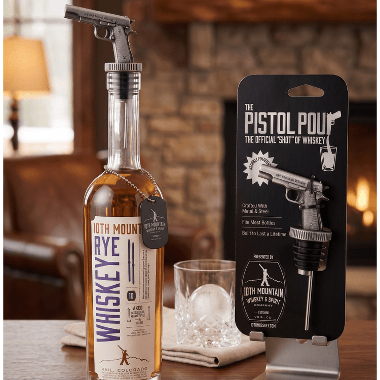 The Pistol Pour – Silver & Gold Set - 10th Mountain Whiskey