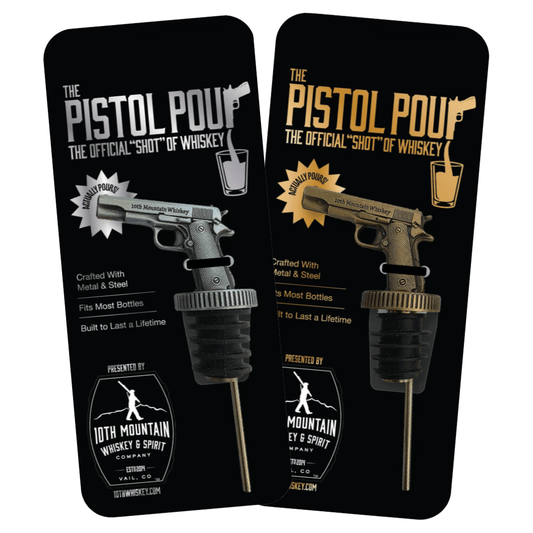 The Pistol Pour – Silver & Gold Set - 10th Mountain Whiskey