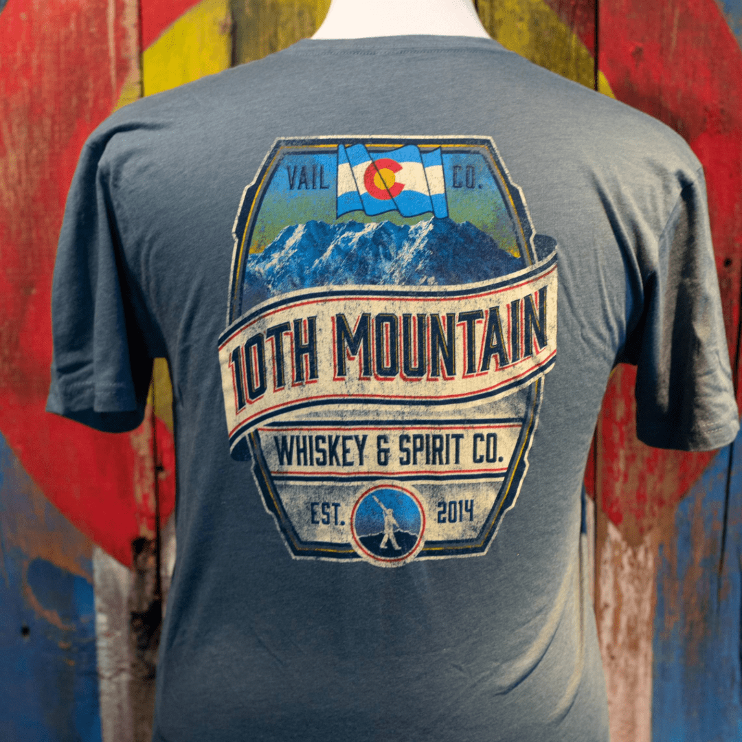 Vail Colorado 10th Mountain Whiskey Barrel T-Shirt