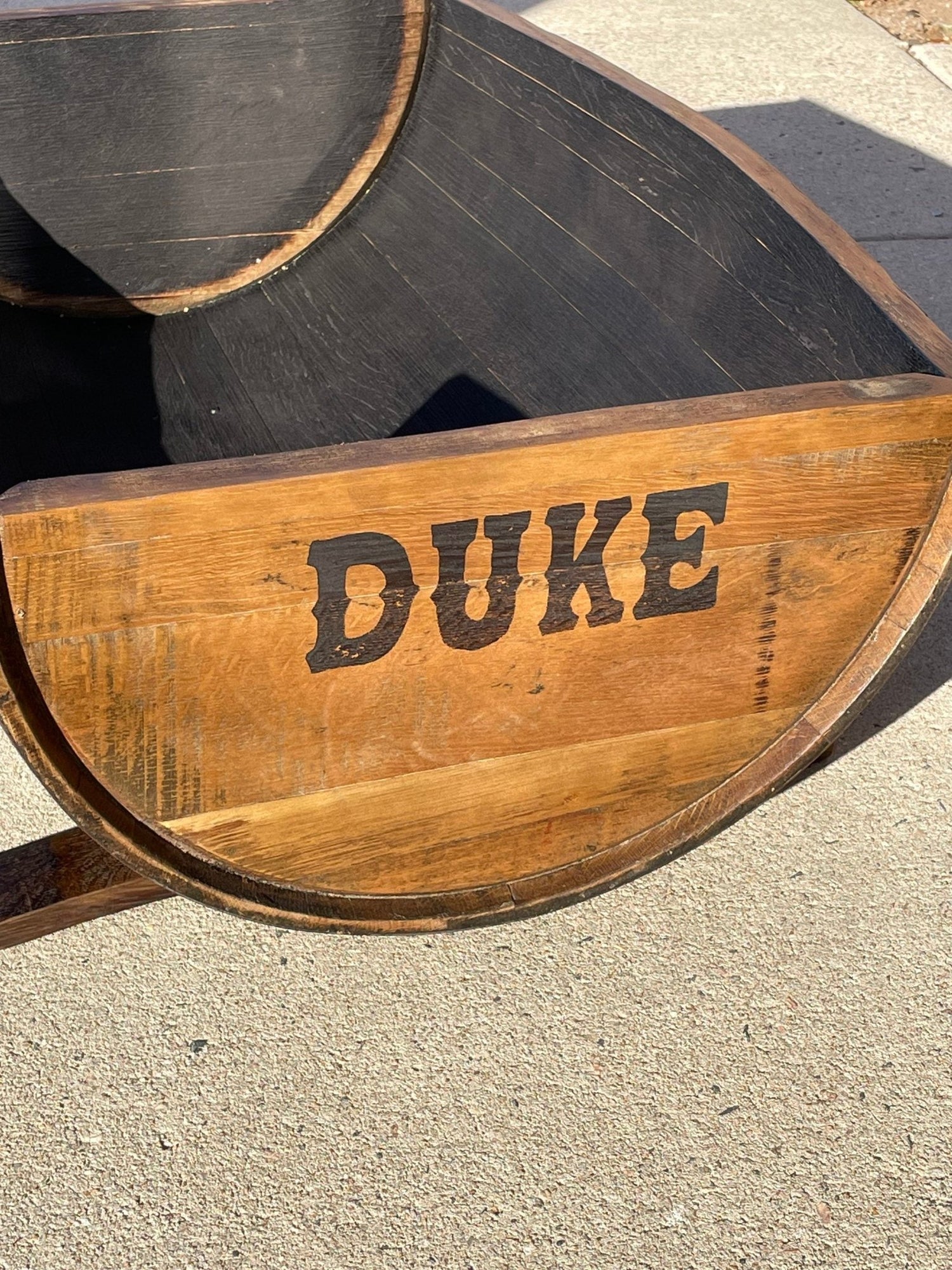 Whiskey Barrel Dog Bed - Josie approved! - 10th Mountain Whiskey