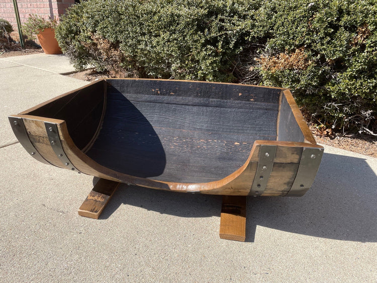 Whiskey Barrel Dog Bed - Josie approved! - 10th Mountain Whiskey