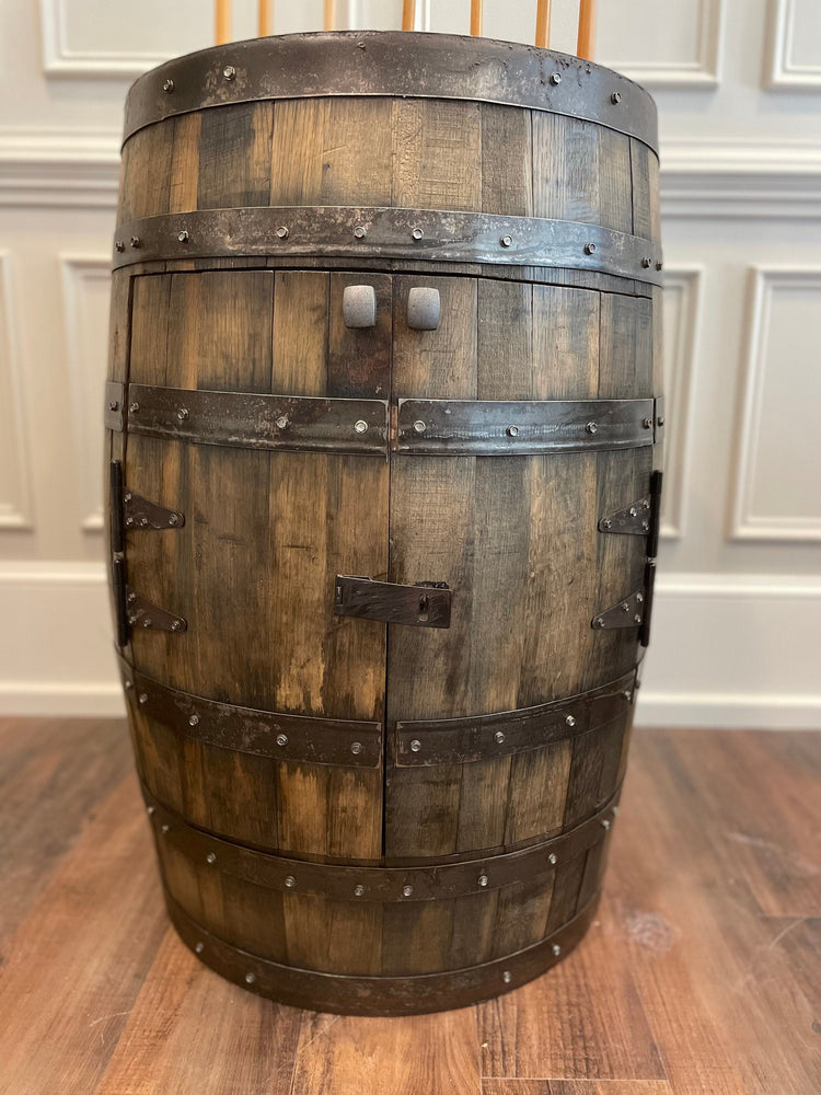 Whiskey Barrel Pool/Billiards Cabinet - 10th Mountain Whiskey