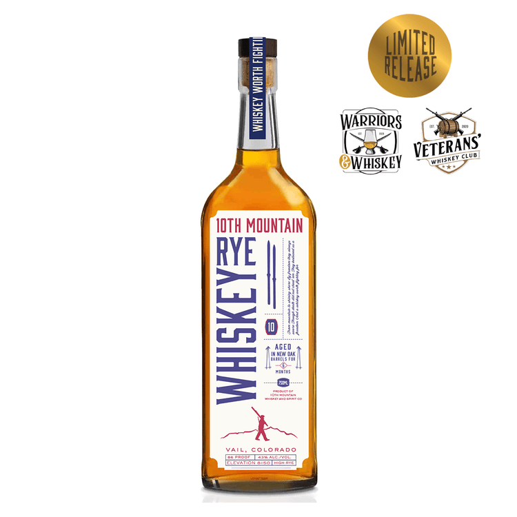 Warriors & Whiskey 10th Mountain Rye Special Barrel Pick